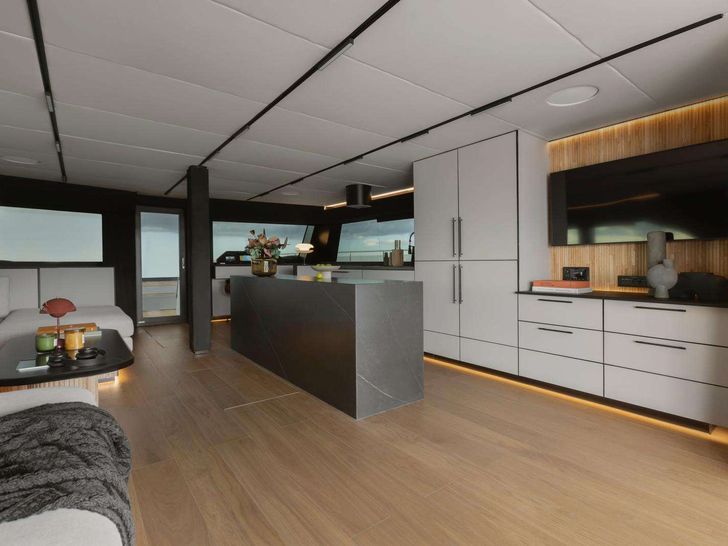 MOONLIGHT Moon Yacht 60 - galley and saloon MOONLIGHT Moon Yacht 60 - galley and saloon