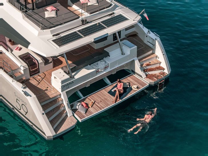 PERFECT LANDING Fountaine Pajot Samana 59 - Stern PERFECT LANDING Fountaine Pajot Samana 59 - Stern