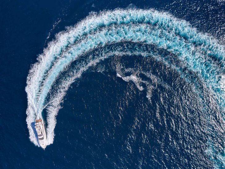 LADY L Altamar 64 - aerial shot LADY L Altamar 64 - aerial shot