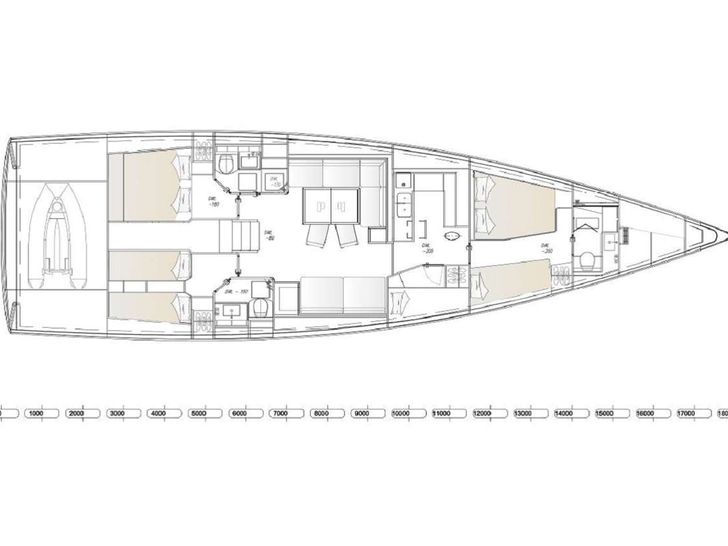 PURA FOLLIA Felci Yacht Design 60 - layout PURA FOLLIA Felci Yacht Design 60 - layout