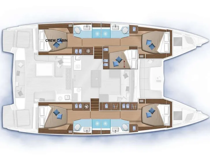 ADAGIO Lagoon 51 - layout ADAGIO Lagoon 51 - layout