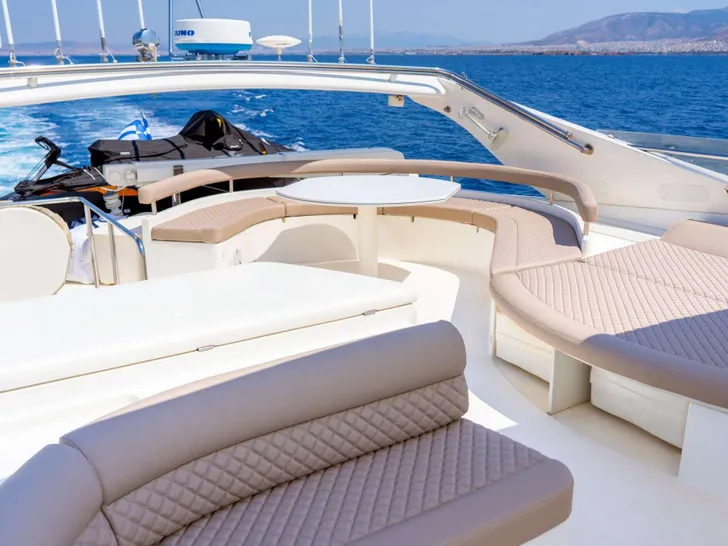 SOFIA D - Ferreti 76,flybridge seating