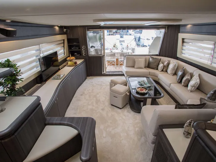 SOFIA D - Ferreti 76,saloon panoramic view SOFIA D - Ferreti 76,saloon panoramic view