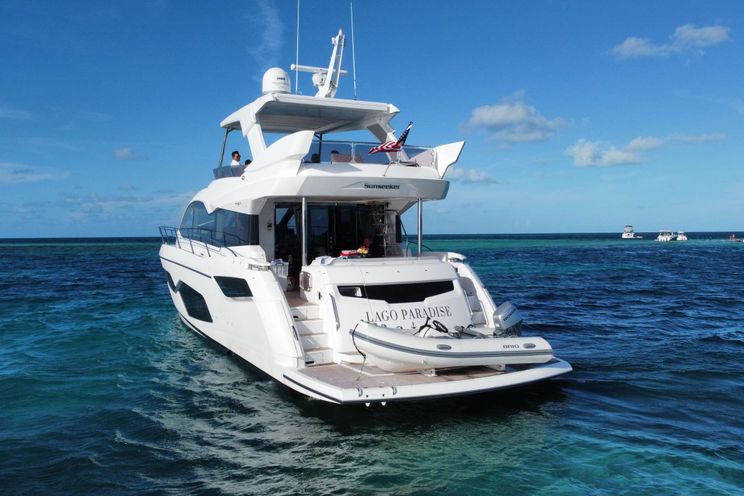 Charter Yacht LAGO PARADISE - Sunseeker Manhattan 70 - 4 Cabins - Miami - Florida East Coast - Southeast USA - Bahamas