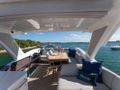 LAGO PARADISE - Sunseeker Manhattan 70,aft lounge LAGO PARADISE - Sunseeker Manhattan 70,aft lounge