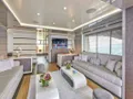 LA FENICE Azimut 88 - main saloon lounge LA FENICE Azimut 88 - main saloon lounge