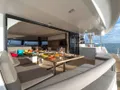 L'OCTANT Neel 51 - aft deck alfresco dining area L'OCTANT Neel 51 - aft deck alfresco dining area