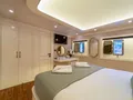 QUEEN OF MAKRI Custom Sailing Yacht 40m - VIP cabin 1 bed and TV QUEEN OF MAKRI Custom Sailing Yacht 40m - VIP cabin 1 bed and TV