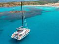 SEMPER FIDELIS Fountaine Pajot Alegria 67 - aerial aft shot SEMPER FIDELIS Fountaine Pajot Alegria 67 - aerial aft shot