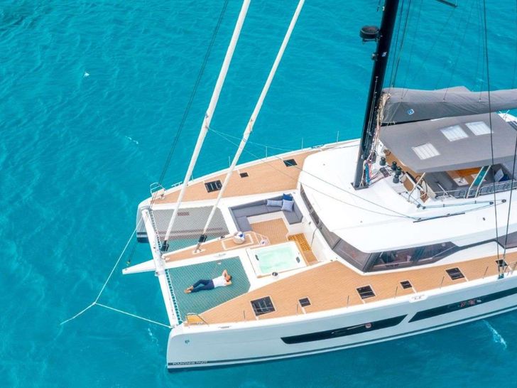 SEMPER FIDELIS Fountaine Pajot Alegria 67 - aerial shot SEMPER FIDELIS Fountaine Pajot Alegria 67 - aerial shot