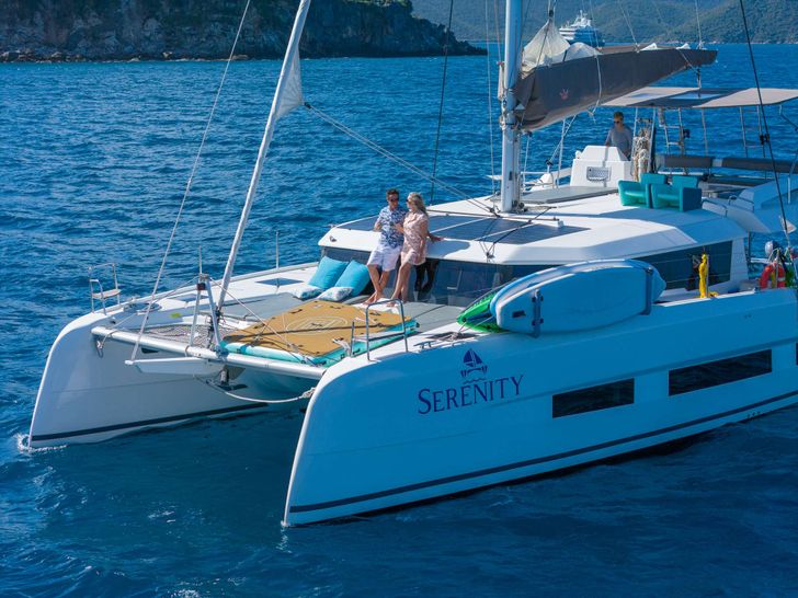 SERENITY Dufour 48 - bow view SERENITY Dufour 48 - bow view