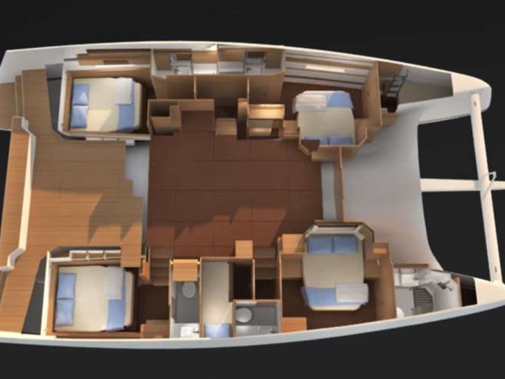 SERENITY Dufour 48 - layout SERENITY Dufour 48 - layout