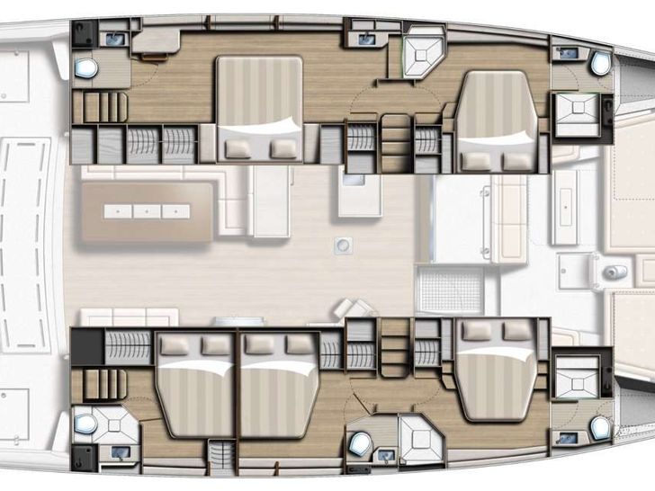 ESCAPADE - Yacht layout