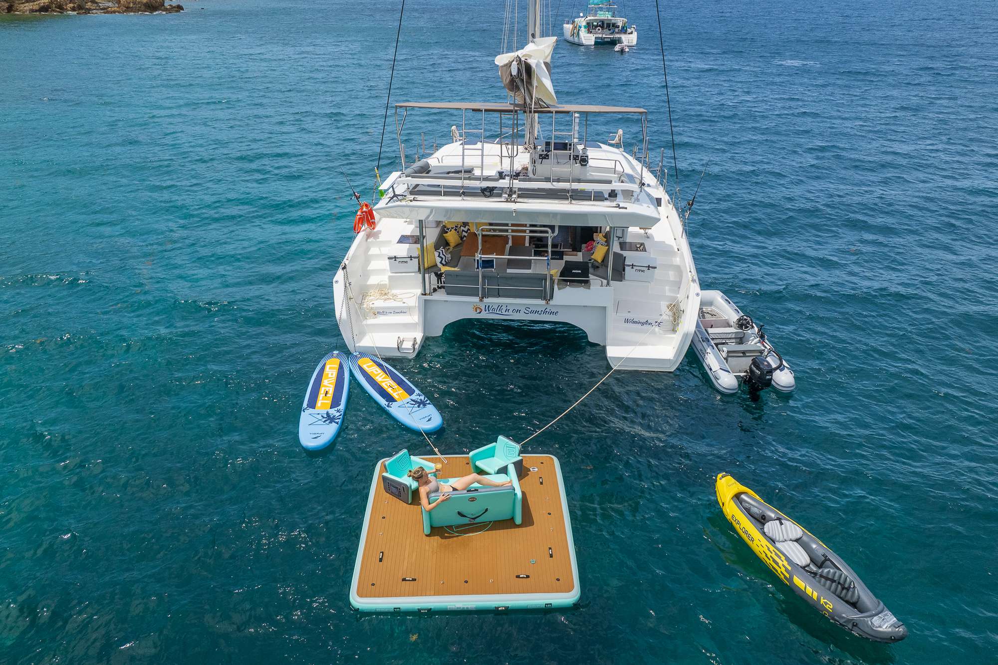 Charter Yacht WALK'N ON SUNSHINE - Dufour 48 - 4 Cabins - Grenadines - Windwards - BVI - USVI - Caribbean