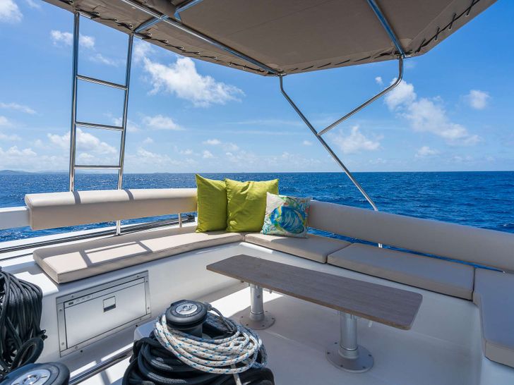 Foredeck lounge area Foredeck lounge area