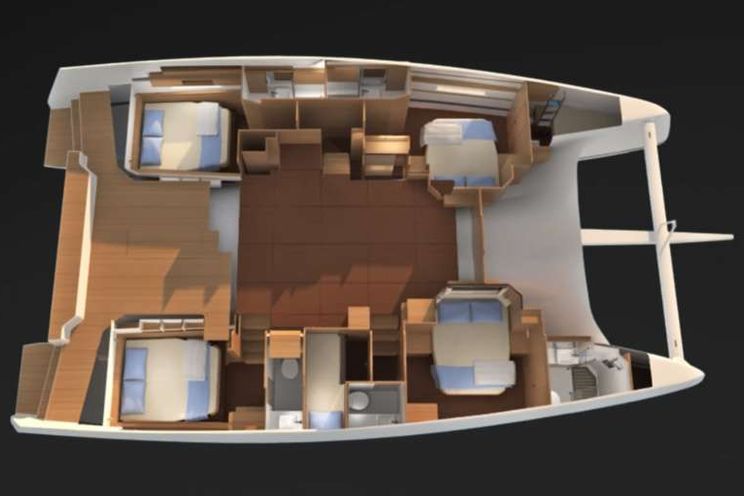 Layout for PURA VITA - Yacht layout