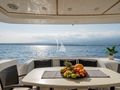 BLUE ICE - aft deck dining table