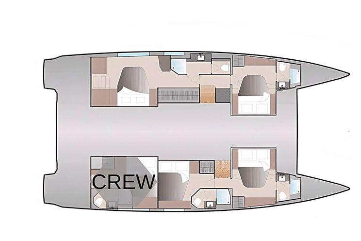 Layout for VIENNA - Yacht layout