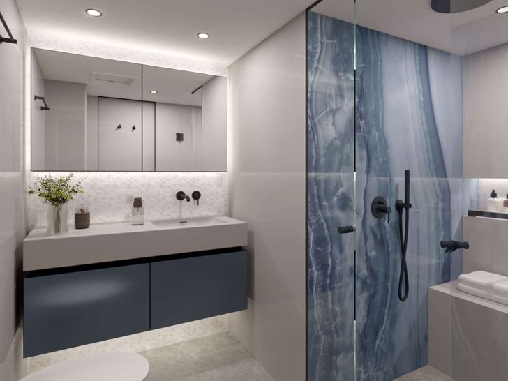 AGATA BLU Sunreef 70 master cabin bathroom AGATA BLU Sunreef 70 master cabin bathroom