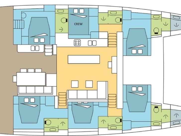 Yacht layout