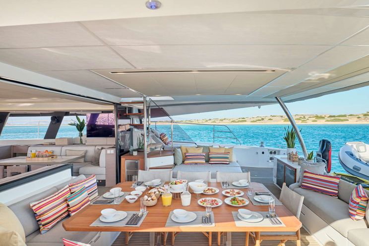 Charter Yacht ALENA - Fountaine Pajot Power 67 - 4 Cabins - Athens - Mykonos - Paros - Cyclades - Greece