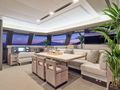 ALENA Fountaine Pajot Power 67 - indoor dining area ALENA Fountaine Pajot Power 67 - indoor dining area
