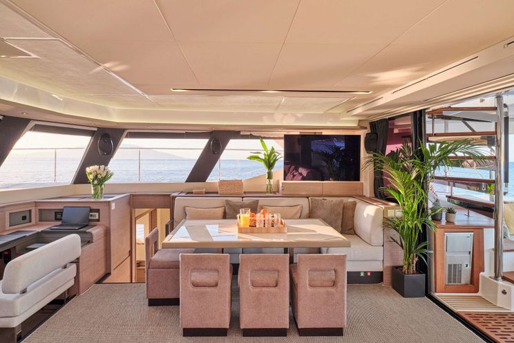 Charter Yacht ALENA - Fountaine Pajot Power 67 - 4 Cabins - Athens - Mykonos - Paros - Cyclades - Greece