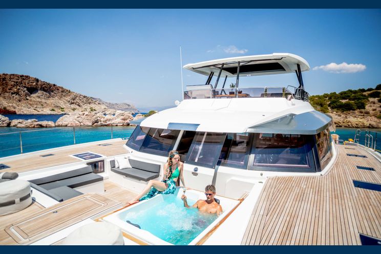 Charter Yacht ALENA - Fountaine Pajot Power 67 - 2023 - 4 Cabins - Athens - Mykonos - Paros