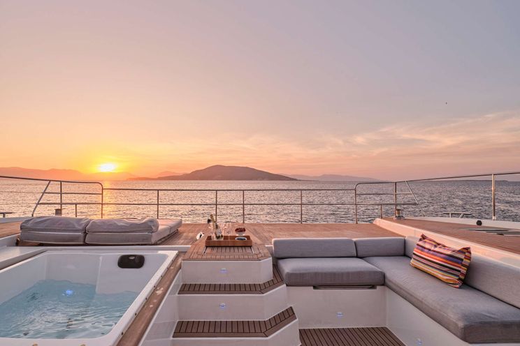 Charter Yacht ALENA - Fountaine Pajot Power 67 - 4 Cabins - Athens - Mykonos - Paros - Cyclades - Greece