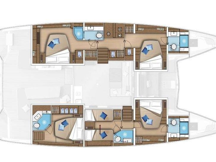 HYDRUS Lagoon 55 - layout HYDRUS Lagoon 55 - layout