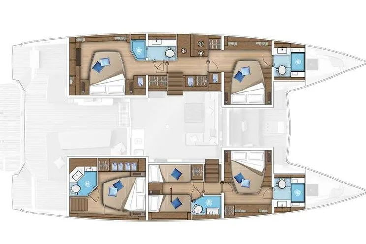 Layout for HYDRUS Lagoon 55 - layout