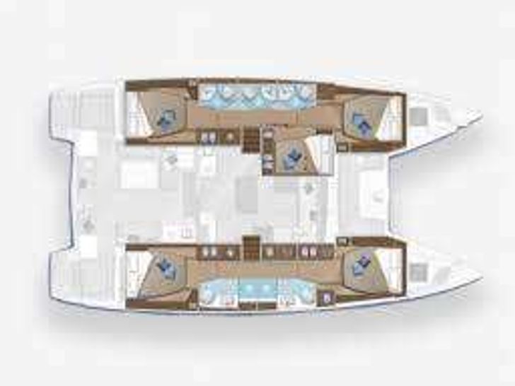 PURELYBLU Lagoon 50 - layout PURELYBLU Lagoon 50 - layout