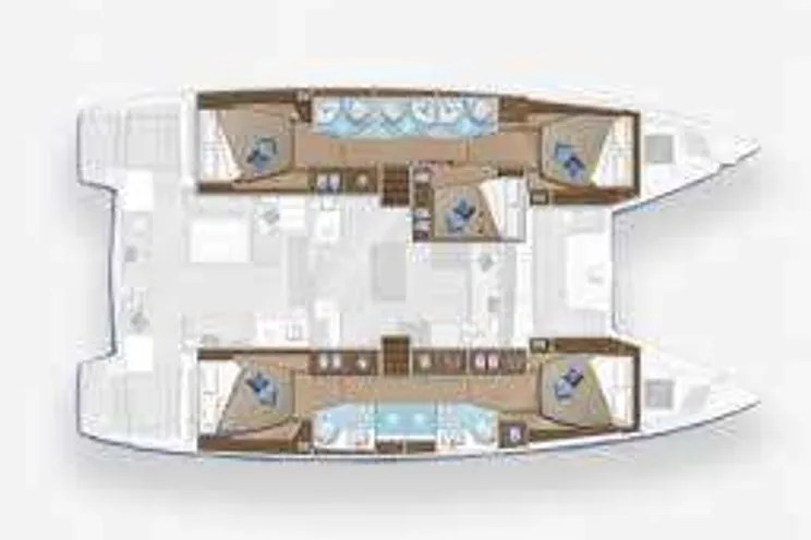 Layout for PURELYBLU Lagoon 50 - layout