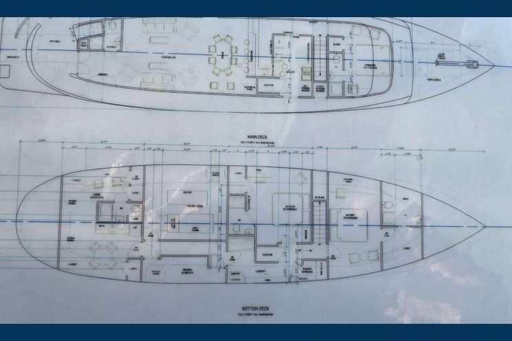 Layout for BEAR PAW -Yacht layout