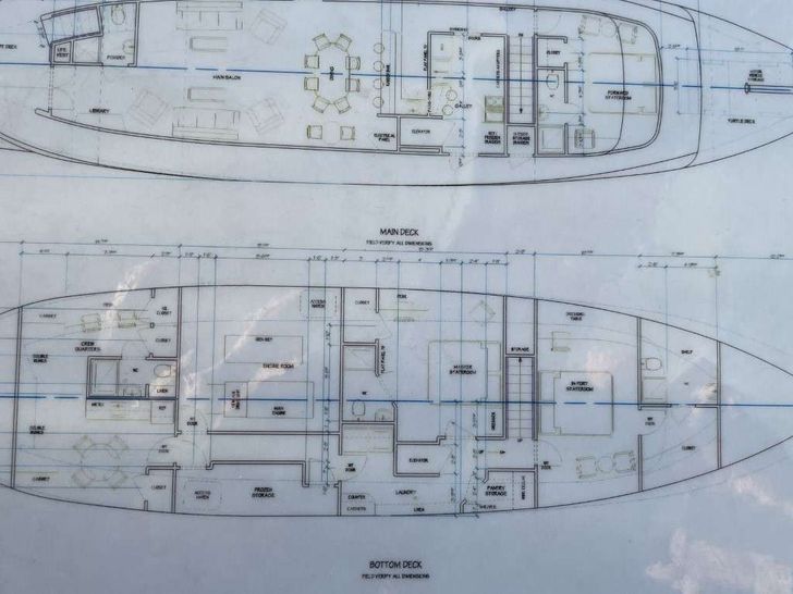 BEAR PAW -Yacht layout
