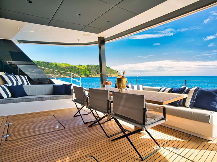 GINETTE - aft deck GINETTE - aft deck
