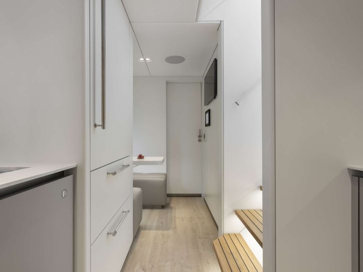 PRONTO - Sunreef 80,galley entrance PRONTO - Sunreef 80,galley entrance