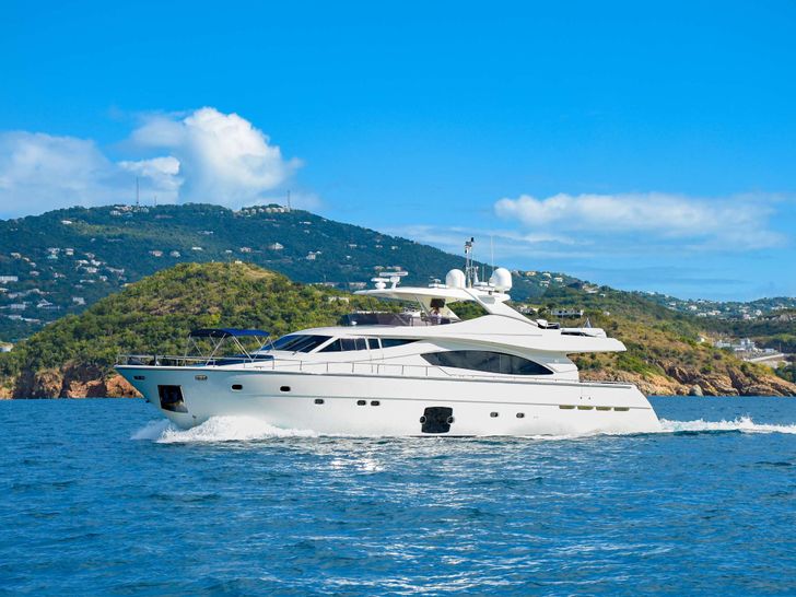 INDULGE II - Ferretti 90,side view INDULGE II - Ferretti 90,side view