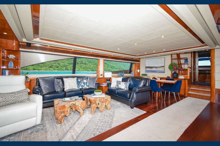 Charter Yacht INDULGE II - Ferretti 90 - St Thomas - St John - Caribbean Virgin Islands