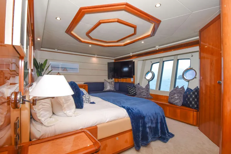 Charter Yacht INDULGE II - Ferretti 90 - St Thomas - St John - Caribbean Virgin Islands