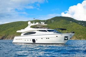 INDULGE II - Ferretti 90 - St Thomas - St John - Caribbean Virgin Islands INDULGE II - Ferretti 90 - St Thomas - St John - Caribbean Virgin Islands