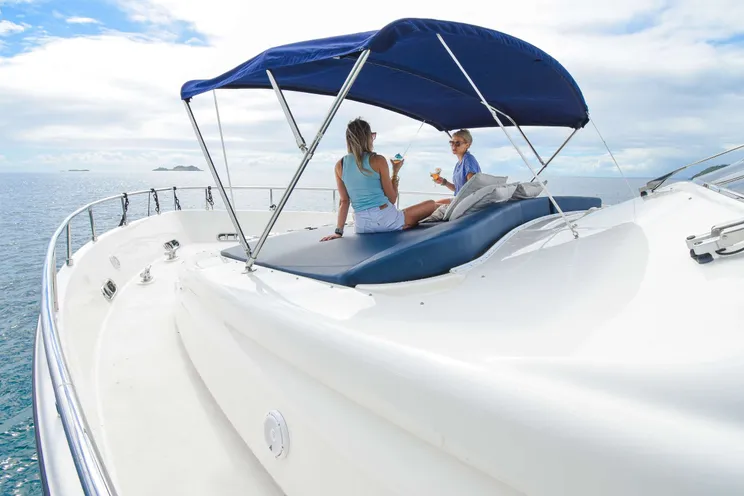 Charter Yacht INDULGE II - Ferretti 90 - St Thomas - St John - Caribbean Virgin Islands