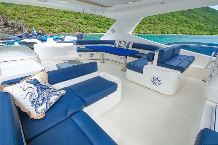 Charter Yacht INDULGE II - Ferretti 90 - St Thomas - St John - Caribbean Virgin Islands