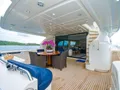 INDULGE II - Ferretti 90,aft deck INDULGE II - Ferretti 90,aft deck
