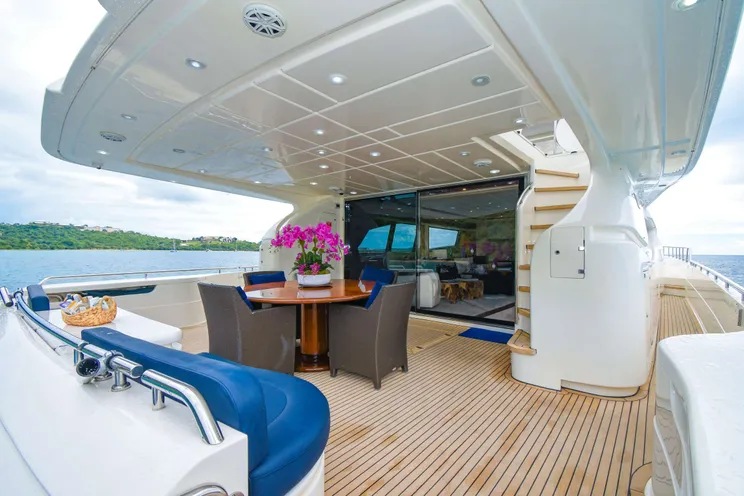 Charter Yacht INDULGE II - Ferretti 90 - St Thomas - St John - Caribbean Virgin Islands