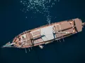 NEVRA QUEEN Bodrum Shipyards 40m - top aerial shot NEVRA QUEEN Bodrum Shipyards 40m - top aerial shot