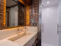 LONG ISLAND Fethiye Shipyard 39m - VIP cabin bathroom LONG ISLAND Fethiye Shipyard 39m - VIP cabin bathroom