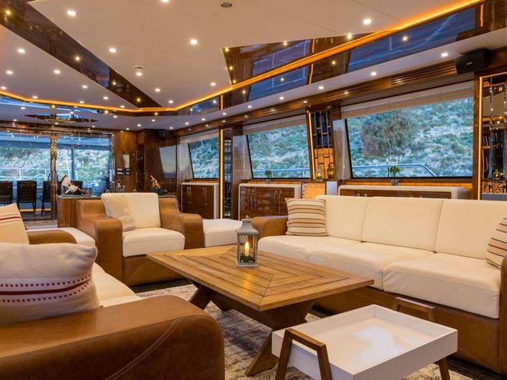 LONG ISLAND 39m Fethiye Shipyard Gulet Saloon LONG ISLAND 39m Fethiye Shipyard Gulet Saloon