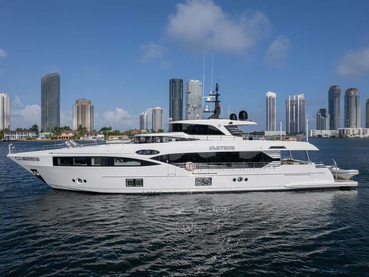 SANTOSH Majesty Yachts Gulf Craft 108 SANTOSH Majesty Yachts Gulf Craft 108