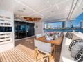 SANTOSH Majesty Yachts Gulf Craft 108 Main Deck Aft SANTOSH Majesty Yachts Gulf Craft 108 Main Deck Aft